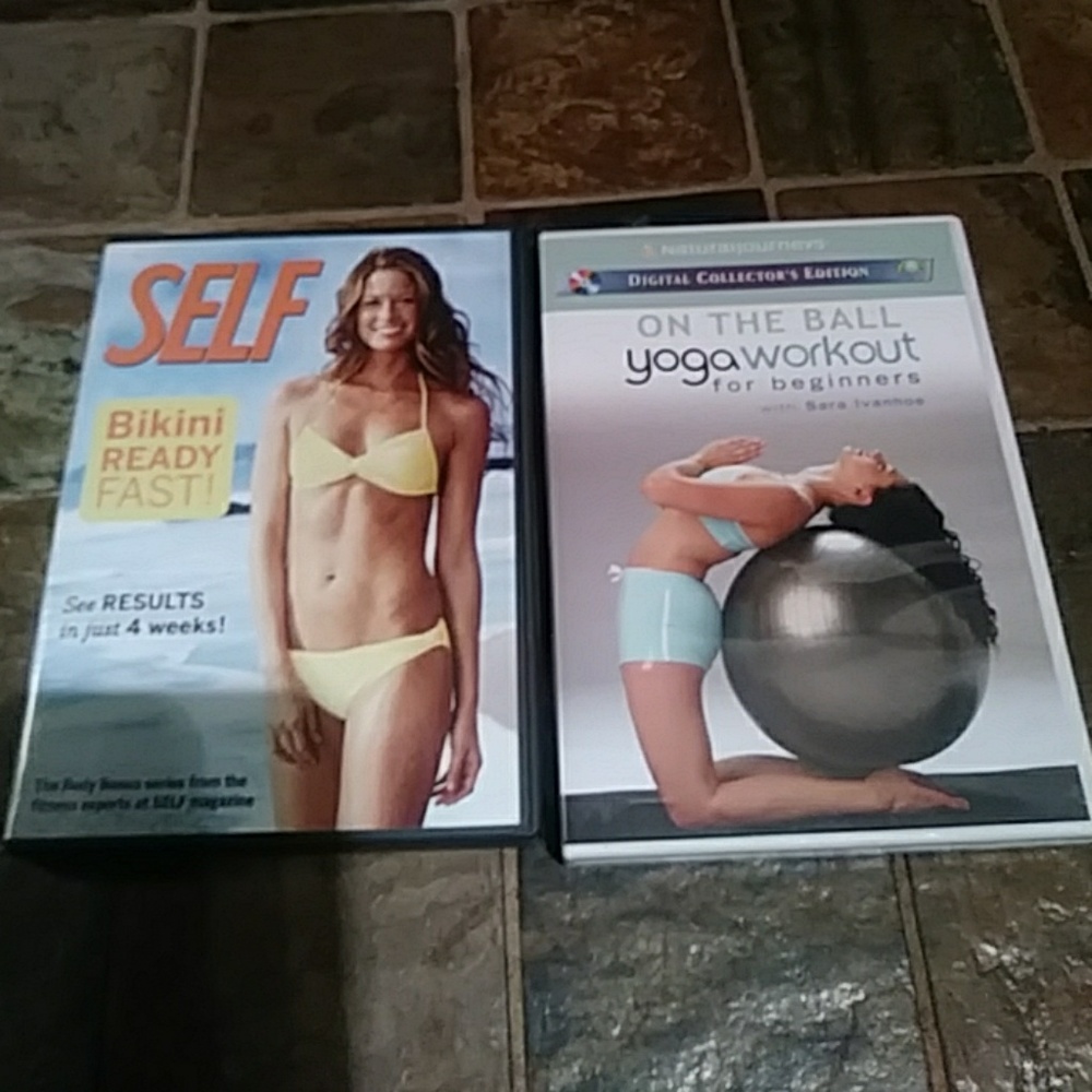 Yoga and cardio CD set